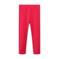 thumbnail image 1 of Aayomet Girls Leggings Athletic Trendy Girls' Leggings with Skirt - Cotton Ruffle Skirt Pants for Kids ( Red,B), 1 of 4
