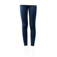 thumbnail image 1 of Aayomet Girls Leggings Winter Footless Knitted Leggings for Girls - Soft, Comfy & Stylish Winter Wear (Navy,6-7 Years), 1 of 4
