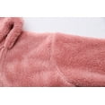thumbnail image 1 of Aayomet Girls Winter Coats Girl's Long Winter Warm Parka Sherpa Trimmed Collar Puffer Ski Jacket Coat,Pink 9-10 Years, 1 of 5