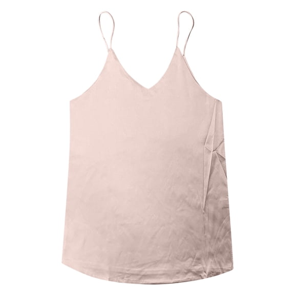 Aayomet Halter Tops For Women Womens Stretch Tank Top Summer Ribbed Sleeveless Shirts,Pink M