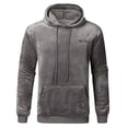 thumbnail image 1 of Aayomet Heated Hoodies for Men Winter Tops Plush Warm Long Pullover Double-Sided Men Men's Coats Jackets (Gray, XXL), 1 of 4