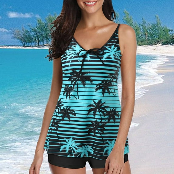 Aayomet High Waisted Bikini Bottom 2023 Split Swimsuit Women Tankini Skirt Women Swimsuit,Blue 5XL