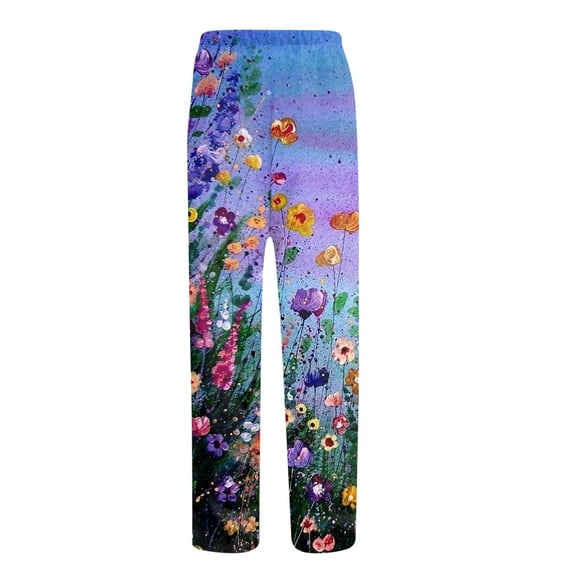 Aayomet High Waisted Pants For Women Womens Joggers with Pockets - High Waist Yoga Pants Workout Tapered Sweatpants Women's Lounge Pants,Purple L