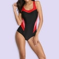 thumbnail image 1 of Aayomet High Waisted Swimsuits For Women Women's Swimsuits Bathing Suits Swimsuit O Neck Swimwear Monokini,Red S, 1 of 5