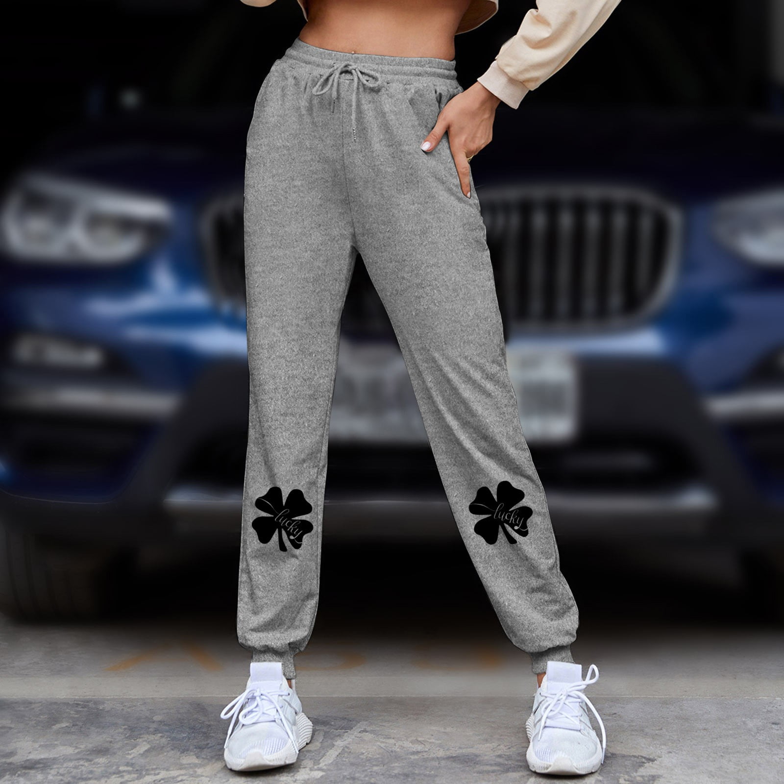 Aayomet Wide Leg Pants For Women Womens Sweatpants Joggers with Pockets  Baggy Lounge Workout Yoga Running Pants High Waisted,H XL
