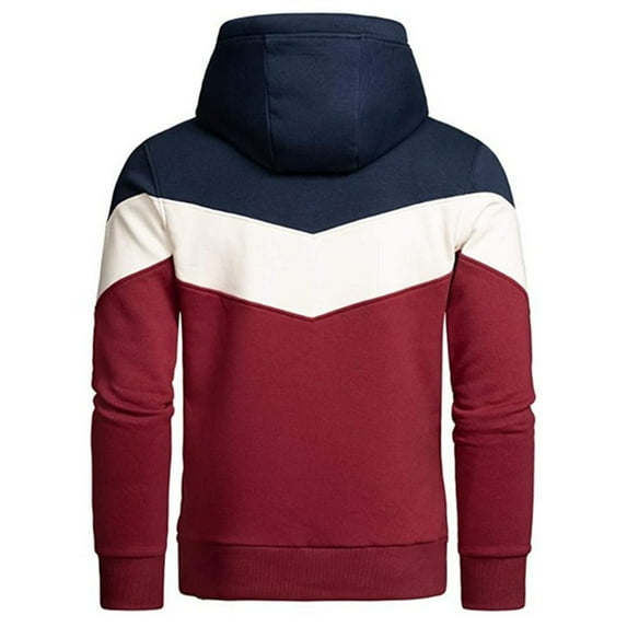 Aayomet Hoodies For Men Fashion Men's Long Sleeve Full-Zip Hoodie Quick Dry Fishing Sweatshirt Workout Hooded Shirts,Red L