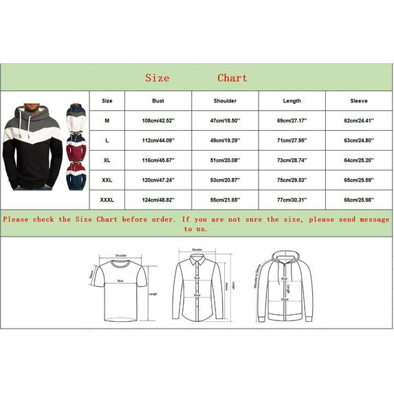 Aayomet Hoodies For Men Fashion Men's Warm Hoodie Pullover Sherpa Lined Sweatshirt for Men with Pockets,White 3XL