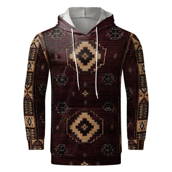 Aayomet Hoodies For Men Pullover Mex Mexican Baja Hoodie Sweater Jerga Pullover Red Gray Unisex,Brown XXL