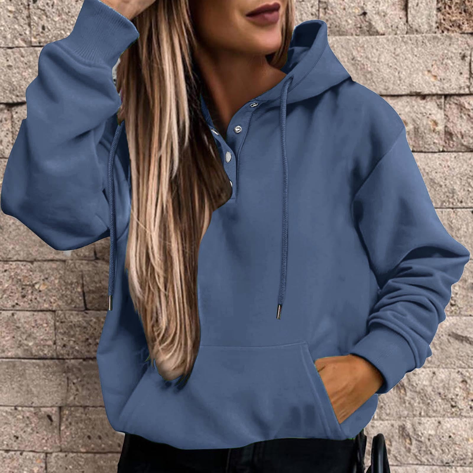 Aayomet Hoodies For Women Graphic Design Womens Oversized Sherpa Pullover  Hoodie with Pockets Fuzzy Sweatshirt Tie Dye Fluffy Coat,Blue XXL 