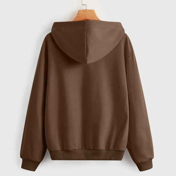 Aayomet Hoodies For Women Plus Size Women's Hooded Tunic Tops V Neck Casual Swing Pullover Hoodie Long Sweatshirts Red Black, S-XXL