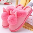 thumbnail image 1 of Aayomet House Slippers for Women Rabbit Comfort Shoe Furry Ears Footwear Slippers Soft Women's Slipper (Pink, 8.5-9), 1 of 1