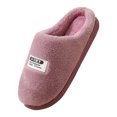 thumbnail image 1 of Aayomet House Slippers for Women Retro Soft Plush Lightweight House Slippers Slip-on Indoor Outdoor Slippers,Purple 39, 1 of 5