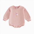 thumbnail image 1 of Aayomet Infant Long Sleeve Bubble Romper Baby Boy Fall Winter Outfits Newborn Waffle Knit Embroidery Bodysuit Clothes, 1 of 6