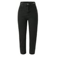 thumbnail image 1 of Aayomet Jean Leggings for Women Petite Women Solid Harlan Pants Jeans High Waist Pants Drooping Straight Women's Jeans Retro,GY1 XL, 1 of 5