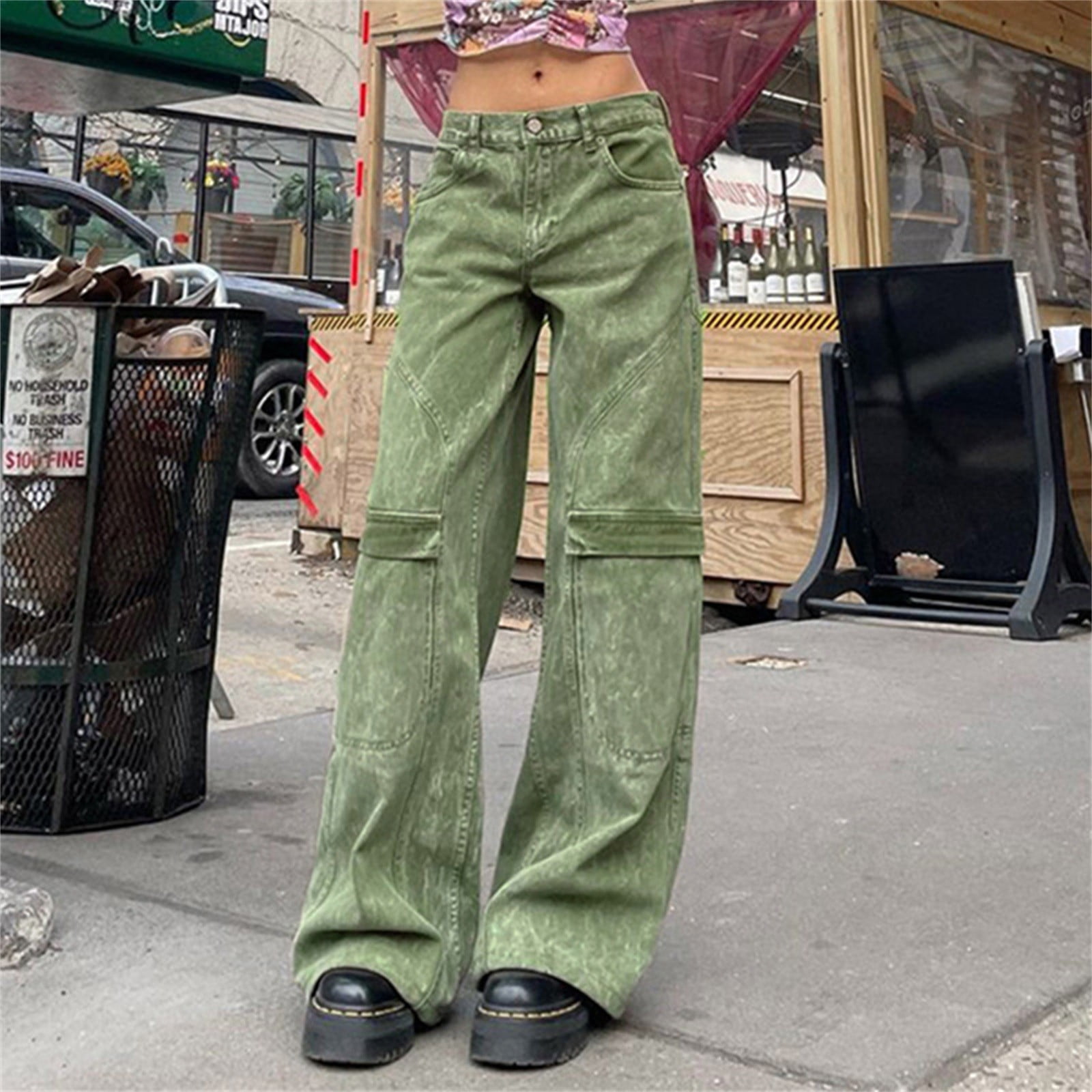 Aayomet Jean Pants for Women Stretchy 2023 Cargo Pants Woman