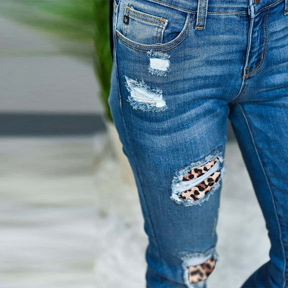 Aayomet Jeans For Women High Waist Women's Flirty Curvy Skinny High Rise Insta Stretch Juniors Jeans,Yellow L