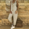 thumbnail image 1 of Aayomet Jumpsuits For Women Dressy Overalls Size Dungarees Plus Romper Casual Playsuit Women Loose Jumpsuit Baggy Women's,Light Gray S, 1 of 5