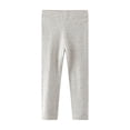 thumbnail image 1 of Aayomet Leggings Girls Girls' Fall & Winter Warmth Cotton Footless Leggings - Soft, Stretchy & Comfy Tights (Light Gray,F), 1 of 5