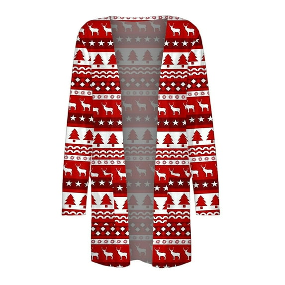 Aayomet Long Cardigan Sweaters For Women Women's Casual Long Sleeve Classy Draped Open Front Jackets Long Knitted Cardigan Sweater,Red S-XXL