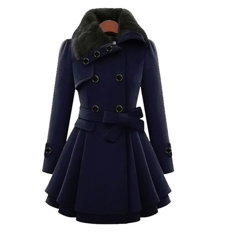 ジャケット・アウター AMERI BELT FLARE LONG COAT Ameri