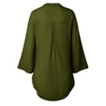 thumbnail image 1 of Aayomet Long Sleeve Tee Shirts for Women Casual Ladies Button Loose Dress Shirt Womens Women's Blouse (Green, XXXL), 1 of 4