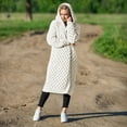 thumbnail image 1 of Aayomet Long Sweater Cardigan Women Women Cable Knit Cardigan V-Neck Button Up Sweaters with Pockets Cozy Warm Outwear Coat,White S-XXL, 1 of 4