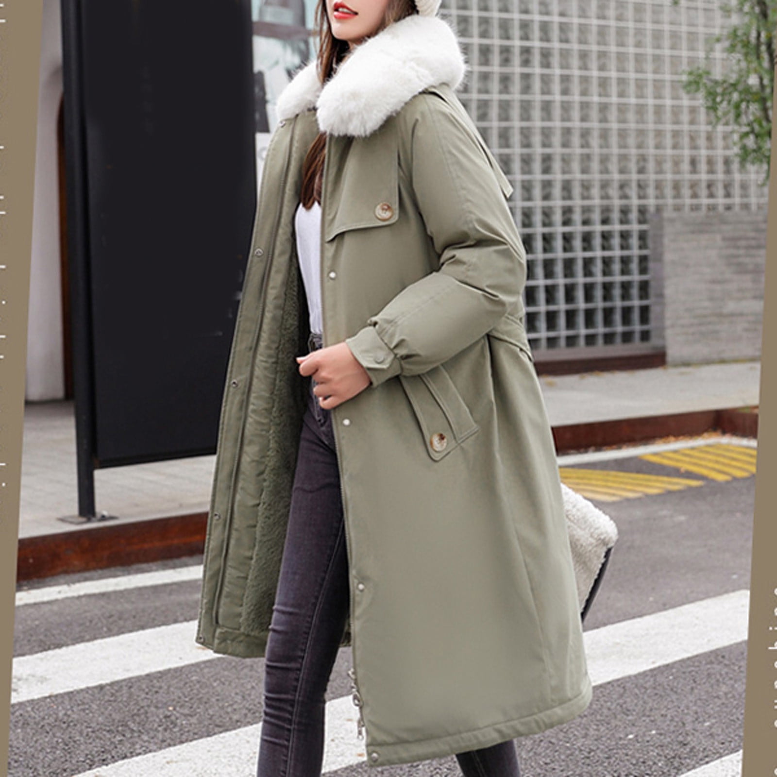 Womens green winter coats new arrivals