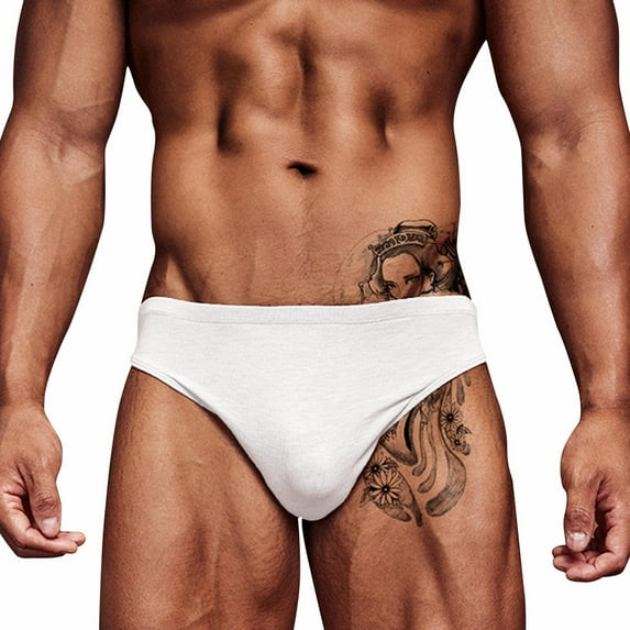 Aayomet Men Boxer Briefs Men's Mesh Boxer Briefs Cooling Breathable Sports Underwear,White XL