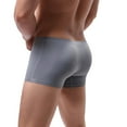 thumbnail image 1 of Aayomet Men Boxers Men's Cheeky Bikini Tanga Low Rise Half Back Coverage Brazilian Underwear,Gray XL, 1 of 5