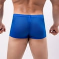 thumbnail image 1 of Aayomet Men Boxers Men's Enhancing Underwear Briefs Ice Silk Big Ball Pouch Briefs for Male Pack,Blue M, 1 of 5