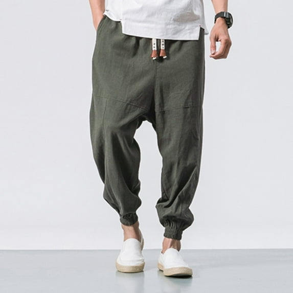 Aayomet Men'S Pants Mens Workout Pants Elastic-Waist Drawstring Pants for Sport Exercise Travel,Quick-Dry,Stretchy,Gray 3XL