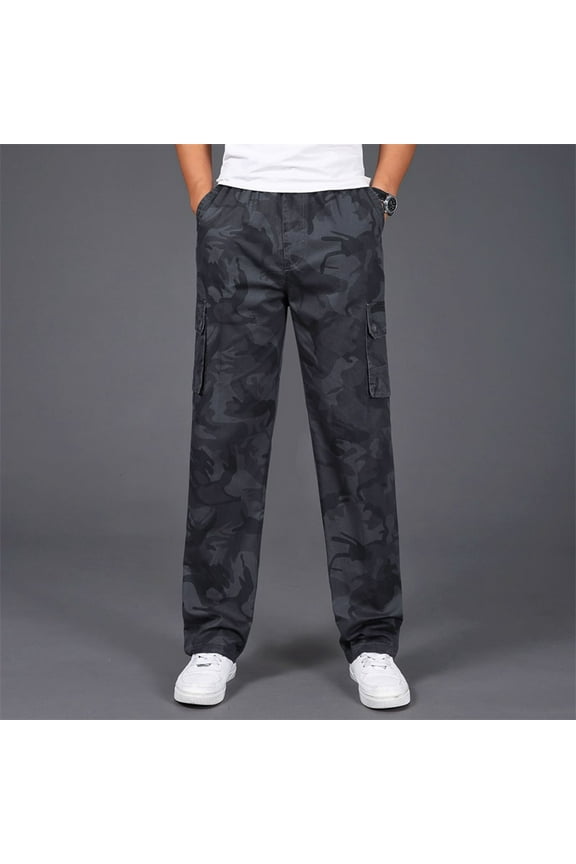 Men'S Sweatpants Men's Sweatpants Sherpa Lined Sweatpants Winter Warm Pants Lounge Pants with Pockets,Dark Gray L