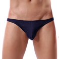 thumbnail image 1 of Aayomet Men Underwear Mens Boxer Briefs Soft Cotton Open Fly Tagless Underwear,Dark Blue M, 1 of 5