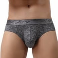 thumbnail image 1 of Aayomet Men's Bikini Brief Briefs Boxer Knickers Shorts Underpants Underwear Men's Soft Men's underwear,Gray Medium, 1 of 3