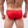 thumbnail image 1 of Aayomet Men's Bikini Brief Men's Underwear Fashion Low Rise Trend Sharp And Interesting Double Ding Pants,RD1 Large, 1 of 5