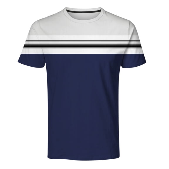 Aayomet Men's Short SleeveMens Fashion T Shirt Short Sleeve Crewneck Muscle Workout Shirt Cotton Tee Shirt Top Large Tall T Shirts,Navy XL