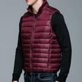 thumbnail image 1 of Aayomet Men's Vest Outerwear Coat Ultralight Gilet With White Down Packable Down Gilet With Water Outer Jacket (, XXL), 1 of 5
