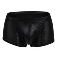 thumbnail image 1 of Aayomet Mens Boxers Underwear Men's Underwear Bamboo Rayon Comfortable Breathable Dual Pouch Briefs,Black XL, 1 of 5