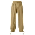thumbnail image 1 of Aayomet Mens Joggers With Pockets Men's Track Pants,Slim Fit Sweatpants Joggers with Zipper Pockets,Khaki XL, 1 of 5