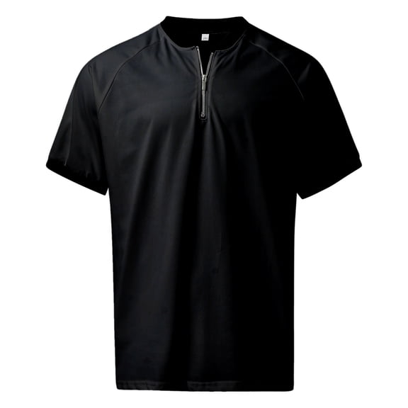 Aayomet Mens Polo Tees Men's T-Shirts - Classic Polo T-Shirt, Fitted Men's Shirts,Black M