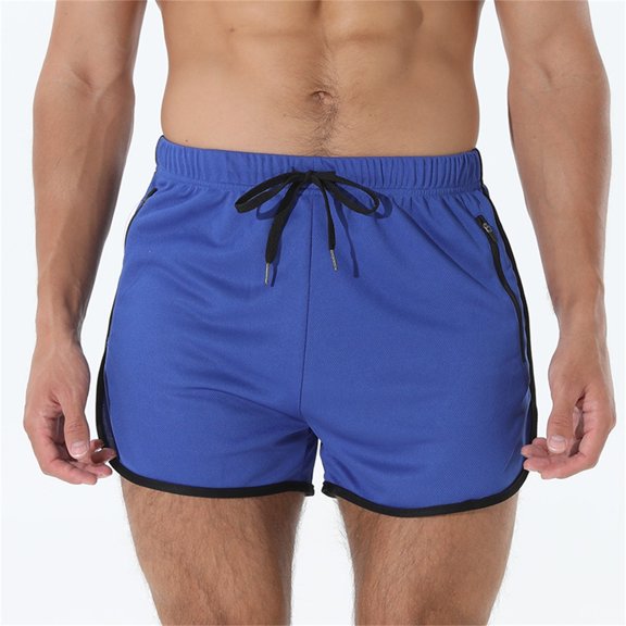 Aayomet Mens Shorts Men's Survivor Belted Cargo Short-Reg and Big & Tall Sizes,Blue XL