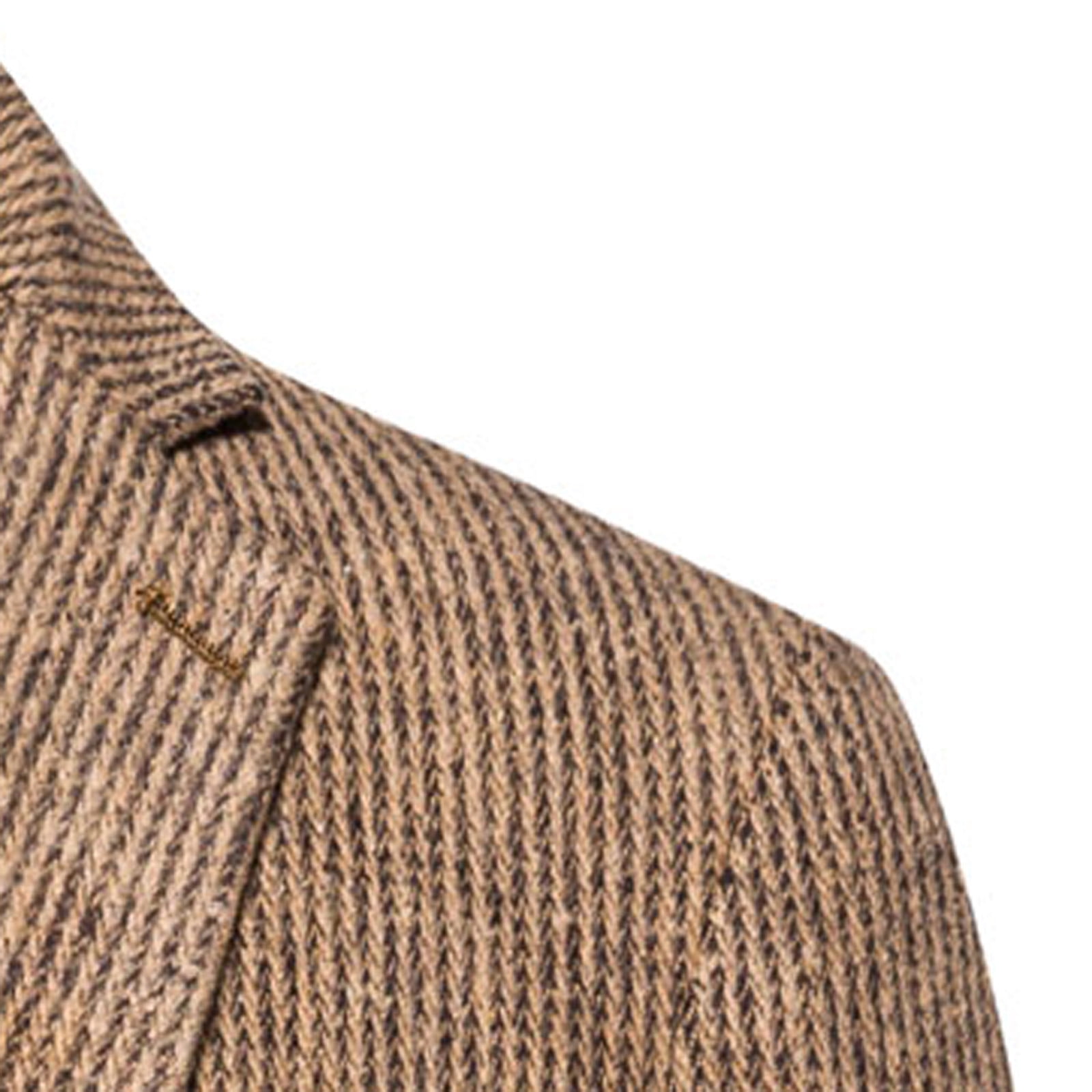 Aayomet Mens Suit Jacket Big and Tall Lapel Stripe Business Blazers