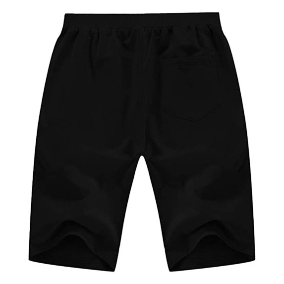 Aayomet Mens Swim Trunks Short Men's Summer Printed Beach Short Casual Loose Fashion Shorts Loose Tether Pocket Board Summer Soft Cool Shorts,Black XL