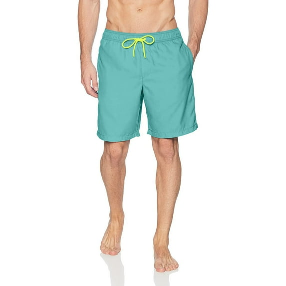 Aayomet Mens Swimming Trunks Sports Net Beach Shorts Dry Quick With Inner Casual Pants Men's Shorts Men's Swimwear,Light Blue 3X-Large