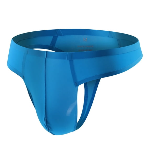 Aayomet Mens Underwear Boxer Briefs Men's Seamless Front Pouch Briefs Low Rise Men Cotton Underwear,Sky Blue L