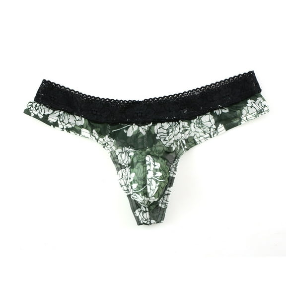 Aayomet Mens Underwear Boxer Briefs Men's Underwear Sport Cooling Mesh Performance String Bikini,Army Green XL