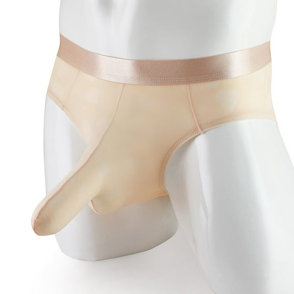 Aayomet Mens Underwear Briefs Men's Cotton Stretch Underwear Support Briefs Wide Waistband Multipack,Khaki M