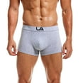 thumbnail image 1 of "Aayomet Mens Underwear Menâs Ultra Soft Underwear Boxer Briefs Comfortable Bamboo Viscose Underwear,Gray M", 1 of 4