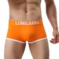 thumbnail image 1 of "Aayomet Mens Underwear Men's Underwear Bamboo Rayon Breathable Super Soft Comfort Lightweight Pouch Briefs,Orange L", 1 of 3