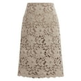 thumbnail image 1 of Aayomet Midi Skirt Stretch Lace Fit Ladies Soft Waist Tight Lady Plain High Womens Skirt Skirt,Khaki X-Large, 1 of 1